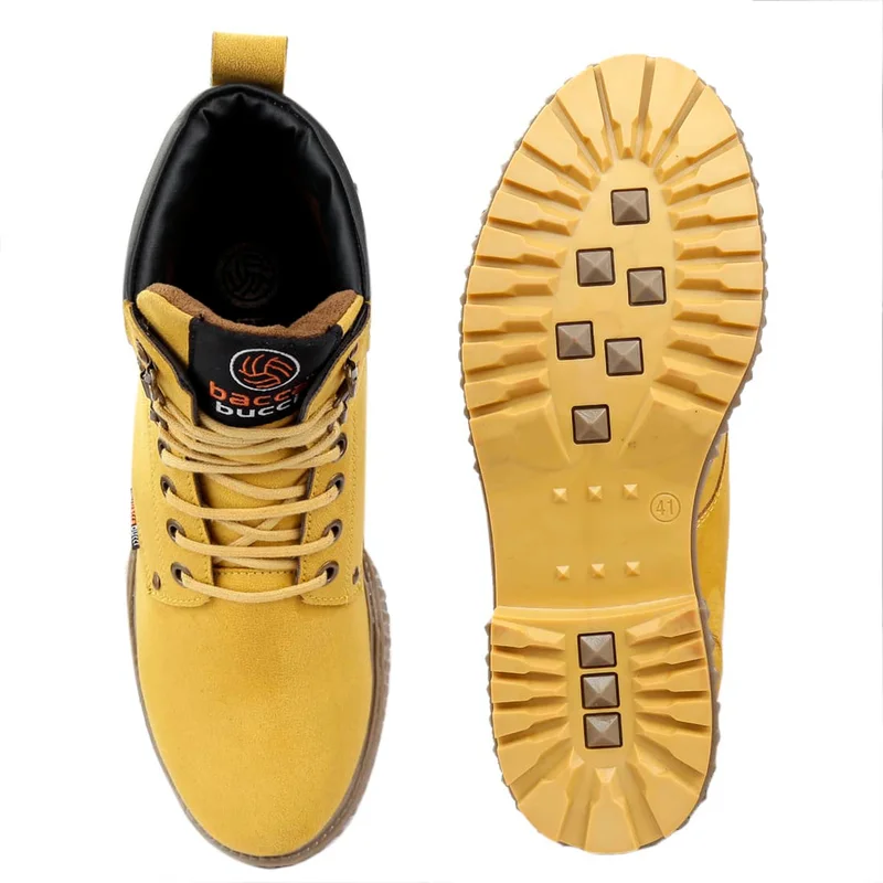 Bacca Bucci Yellow Scott Boots for Men | Best Price UAE
